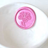 "Hibiscus Wax Seal Pack of 10, Customizable Color" - Wax Seals in multicolorassorted-colors by Abby Choi