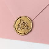"Strawberries- Customizable Color- Set of 25 Hand-crafted Wax Seals" - Wax Seals in multicolor by Inkspiringletters