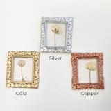 "Framed Flower- Customizable Fine Art Hand-crafted Wax Seals- Set of 25" - Wax Seals in clear by Inkspiringletters