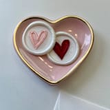 "Custom Valentine Heart Wax Seals (set of 10)" - Wax Seals in multicolorassorted-colors by Vee
