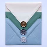 "3D Holy Cross Wax Seal Sticker - Set of 25" - Wax Seals in multicolorassorted-colors by Eva Tadros