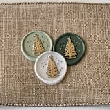 "Custom Christmas Tree Wax Seals with Gold Accent (set of 10)" - Wax Seals in multicolorassorted-colors by Vee