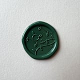 "Holiday Light String Wax Seal Sticker - Pack of 10" - Wax Seals in multicolor by Eva Tadros