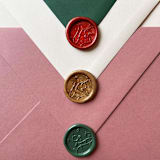 "Holiday Light String Wax Seal Sticker - Pack of 10" - Wax Seals in multicolor by Eva Tadros