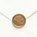 "Ghost- - Customizable Color- Set of 25 Hand-crafted Wax Seals" - Wax Seals in multicolor by Inkspiringletters