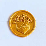 "Pocketful- Customizable Color- Set of 25Hand-crafted Wax Seals" - Wax Seals in multicolor by Inkspiringletters