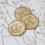 "Custom Lemon Wax Seals | Set of 50" - Wax Seals in multicolorassorted-colors by Clove and Cedar Design