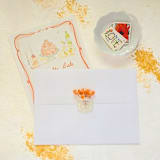 "Bouquet Wrap- Dried Orange Florals - Customizable Wax Color- Set of 25 Wax Seals" - Wax Seals in multicolor by Inkspiringletters