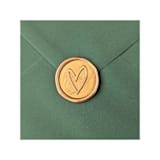 "Handwritten Heart- Customizable Color- Set of 25 Hand-crafted Wax Seals" - Wax Seals in multicolor by Inkspiringletters