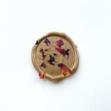 "Rose Confetti Wax Seal in Gold | Pack of 10" - Wax Seals in gold by Caitlin Home