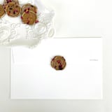 "Rose Confetti Wax Seal in Gold | Pack of 10" - Wax Seals in gold by Caitlin Home