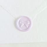 "Mini Bow- Customizable Color- Set of 25  Hand-crafted Wax Seals" - Wax Seals in multicolor by Inkspiringletters