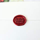 "Don't Open Until Christmas- Customizable Color- Set of 25  Hand-crafted Wax Seals" - Wax Seals in multicolor by Inkspiringletters