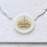"Crown- Gilded- Customizable Color- Set of 25 Wax Seals" - Wax Seals in multicolor by Inkspiringletters