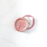 "Bow Wax Seal in Blush Pack of 10" - Wax Seals in pink by Abby Choi