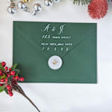 "Holly- Holiday Wax Seals- Set of 25 Hand-crafted White Wax Seals" - Wax Seals in white by Inkspiringletters