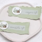 "Fireplace Holiday Wax Seals for Holiday Cards | Set of 25" - Wax Seals in multicolor by Clove and Cedar Design