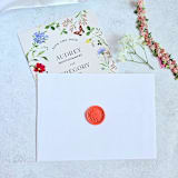 "California Poppy- Customizable Color- Set of 25 Hand-crafted Wax Seals" - Wax Seals in multicolor by Inkspiringletters