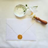 "Peony Bloom- Customizable Color- Set of 25 Hand-crafted Wax Seals" - Wax Seals in multicolor by Inkspiringletters