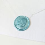 "Monstera Leaf- Customizable Color- Set of 25 Hand-crafted Wax Seals" - Wax Seals in multicolor by Inkspiringletters