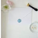 "Monstera Leaf- Customizable Color- Set of 25 Hand-crafted Wax Seals" - Wax Seals in multicolor by Inkspiringletters