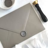 "Bow in Silver Pack of 10" - Wax Seals in silver by Abby Choi