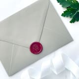 "Peony Wax Seal in Sangria Pack of 10" - Wax Seals in red by Abby Choi