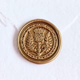 "Thistle- Customizable Color- Set of 25 Hand- crafted Wax Seals" - Wax Seals in multicolor by Inkspiringletters
