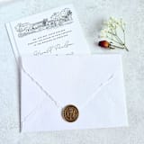 "Thistle- Customizable Color- Set of 25 Hand- crafted Wax Seals" - Wax Seals in multicolor by Inkspiringletters