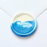 "Ombre Marble - Customizable Colors- Set of 25 Hand-crafted Wax Seals" - Wax Seals in multicolor by Inkspiringletters