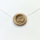 "Mini Monogram- Customizable Color- Set of 25 Hand-crafted Wax Seals" - Wax Seals in multicolor by Inkspiringletters