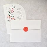 "Geranium Blossoms- Customizable Color- Set of 25 Hand-crafted Wax Seals" - Wax Seals in multicolor by Inkspiringletters