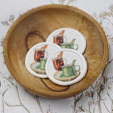 "Holiday Drink Vellum Wax Seals | Set of 25" - Wax Seals in multicolor by Clove and Cedar Design