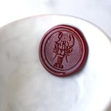 "Lobster Wax Seal Pack of 10, Customizable Color" - Wax Seals in multicolorassorted-colors by Abby Choi