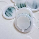 "Self-adhesive wax seal | Misty Pines design - translucent" - Wax Seals in white by Cara Jo Knapp