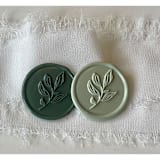 "Stenciled Leaf Wax Seals (pack of 50)" - Wax Seals in multicolorassorted-colors by Vee