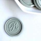 "Script Initals Wax Seal, Pack of 10, Customizable Color" - Wax Seals in multicolorassorted-colors by Abby Choi