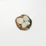 "White Hydrangea Wax Seal in Green Gold | Pack of 10" - Wax Seals in green by Caitlin Home