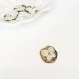 "White Hydrangea Wax Seal in Green Gold | Pack of 10" - Wax Seals in green by Caitlin Home