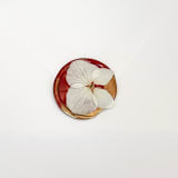 "White Hydrangea Wax Seal in Red Gold | Pack of 10" - Wax Seals in gold by Caitlin Home