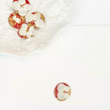 "White Hydrangea Wax Seal in Red Gold | Pack of 10" - Wax Seals in gold by Caitlin Home