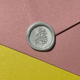 "Organic Bouquet Wax Seal Sticker - Pack of 10" - Wax Seals in multicolorassorted-colors by Eva Tadros