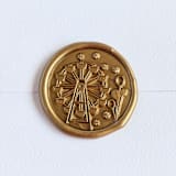 "Ferris Wheel- Customizable Color- Set of 25 Hand-crafted Wax Seals" - Wax Seals in multicolor by Inkspiringletters