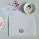 "Peony Bloom- Customizable Color- Set of 25 Hand-crafted Wax Seals" - Wax Seals in multicolor by Inkspiringletters