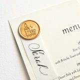 "Bourbon- Honey- Set of 25 Hand-crafted Wax Seals" - Wax Seals in yellow by Inkspiringletters