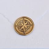 "Nautical Compass- Customizable Color- Set of 25 Hand-crafted Wax Seals" - Wax Seals in multicolor by Inkspiringletters