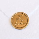 "At Last- Customizable Color- Set of 25 Hand-crafted Wax Seals" - Wax Seals in multicolor by Inkspiringletters