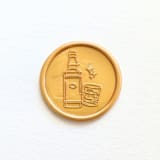 "Bourbon- Customizable Color- Set of 25 Hand-crafted Wax Seals" - Wax Seals in multicolor by Inkspiringletters