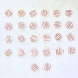 "Striped Playful Cursive Monogram- Customizable- Set of 25 Hand-crafted  Clear Wax Seals" - Wax Seals in clear by Inkspiringletters