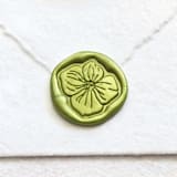 "Hydrangea Petal -Hand-crafted Wax Seals - Customizable Color- Set of 25" - Wax Seals in multicolor by Inkspiringletters
